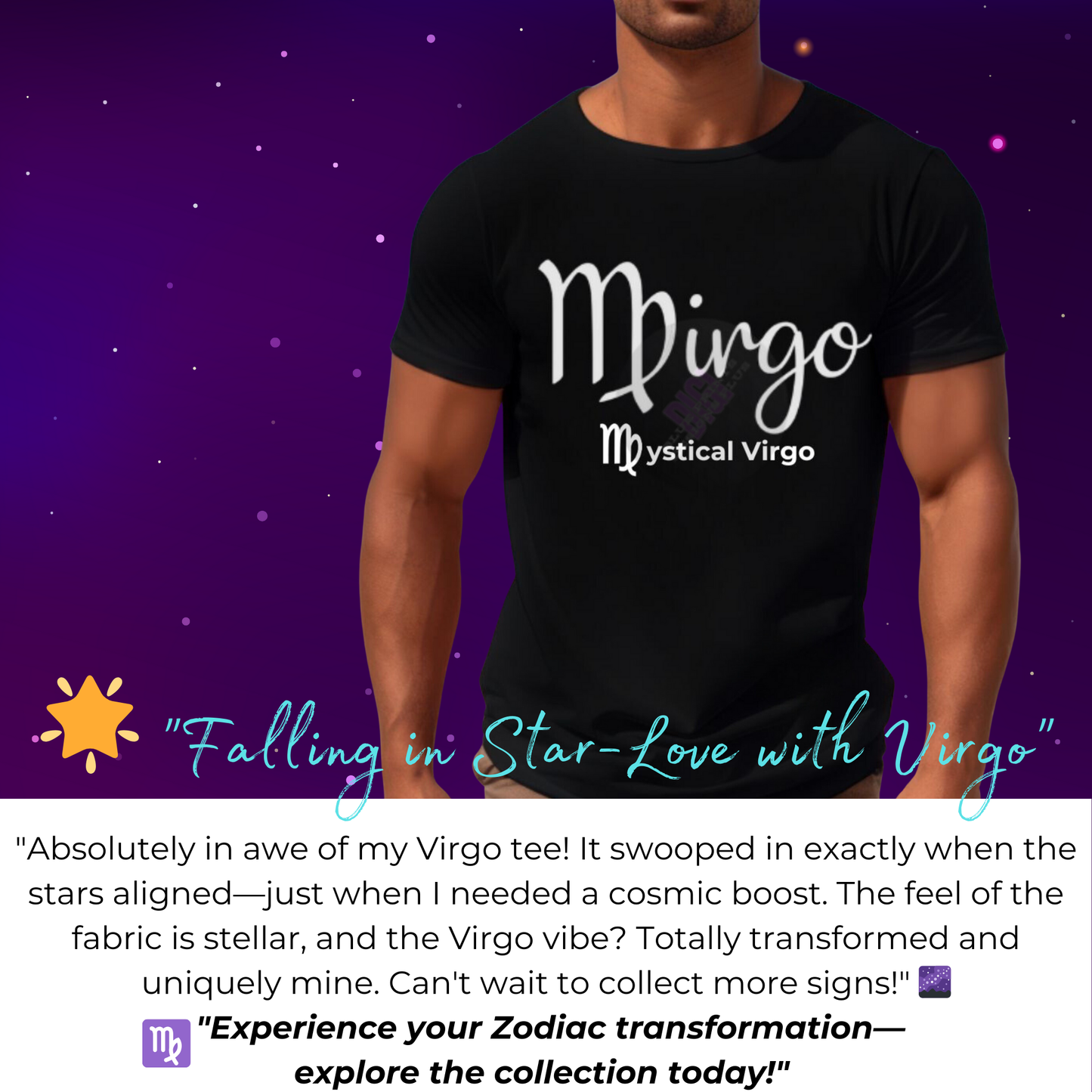 "Zodiac Essence Collection: Custom Tees for Every Star Sign"